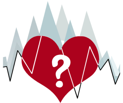 Alpine Cardiology logo with question mark